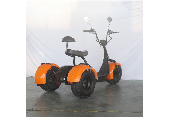 Three Wheels Two Seats Electric Scooter Citycoco 1500w With CE Approved