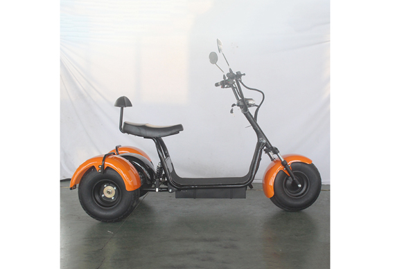 Three Wheels Two Seats Electric Scooter Citycoco 1500w With CE Approved