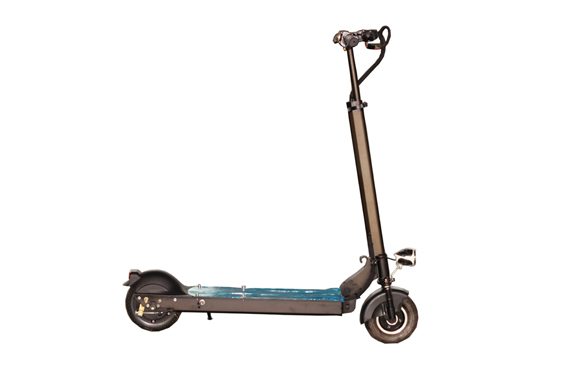Self balancing electric scooter with removable battery and motherboard