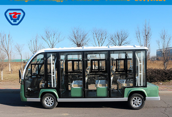 New on sale powerful 14 passenger electric sightseeing car touring bus