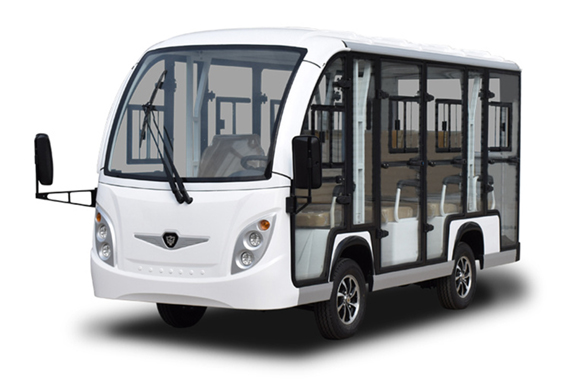 Professional 11 seat electric airport shuttle bus Scenic sightseeing car