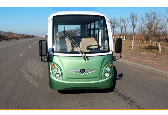 Professional 11 seat electric airport shuttle bus Scenic sightseeing car