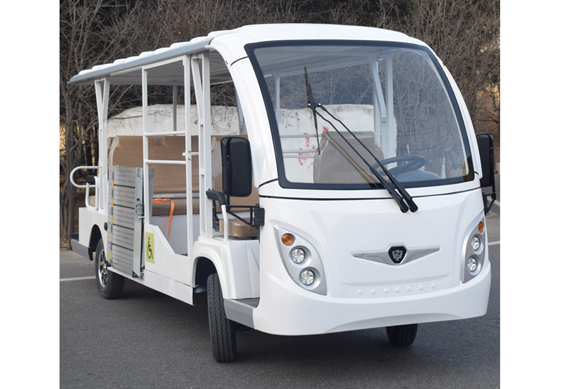 China supplier electric tourist bus 11 seats for wheelchair users