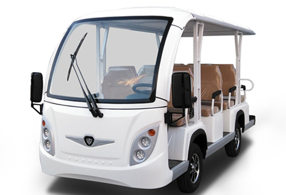 11 passager electric luxury sightseeing bus for Resort Use