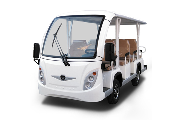 Road Battery Powered Classic Shuttle Enclosed Electric Sightseeing Car with Ce SGS Certificate