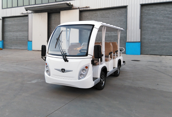 Road Battery Powered Classic Shuttle Enclosed Electric Sightseeing Car with Ce SGS Certificate