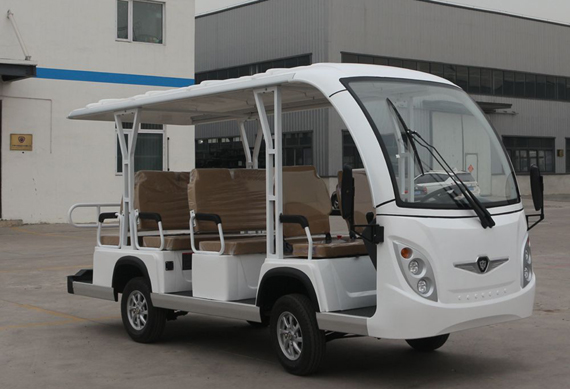 72V,5KW chinese Mini electric sightseeing bus tourist car price