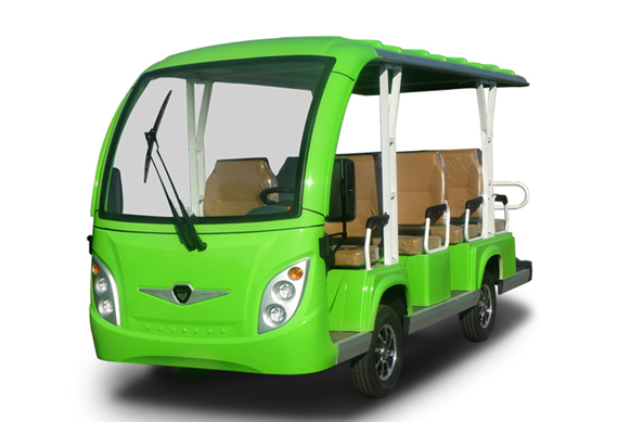 11 seater electric shuttle bus Electric Sightseeing Car 72V/5KW With CE Certificate