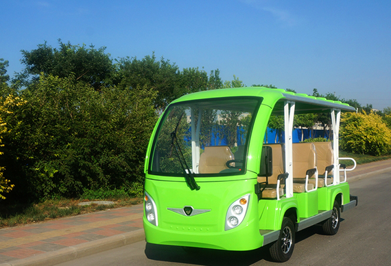 11 seater electric shuttle bus Electric Sightseeing Car 72V/5KW With CE Certificate