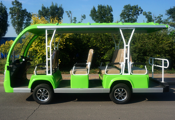 11 seater electric shuttle bus Electric Sightseeing Car 72V/5KW With CE Certificate