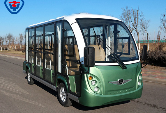 Adjustable seats utility car electric sightseeing bus with Power steering