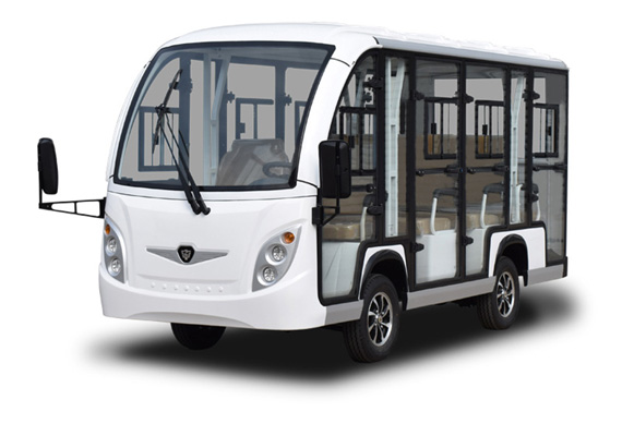 electric 11 seats battery power sightseein bus for wholesales