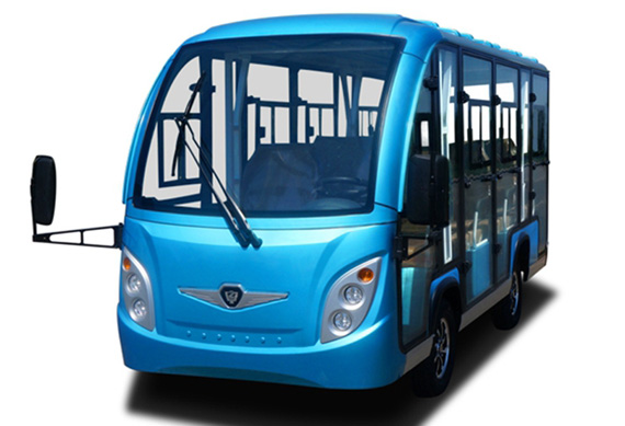 electric 11 seats battery power sightseein bus for wholesales