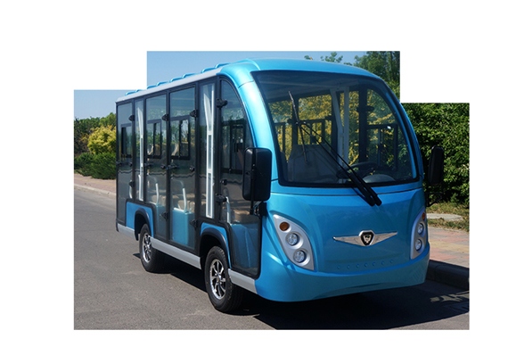 48V/5KW AC motor or 72V 11 passenger shuttle bus