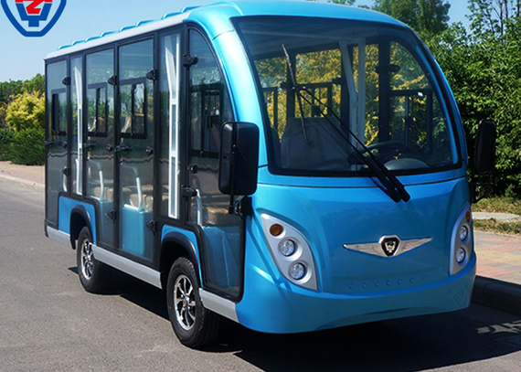 Luxury electric bus with heater and air conditioning