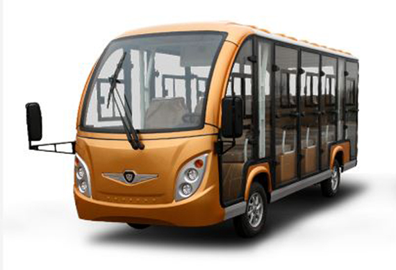 48V5KW electric sightseeing bus tour bus with power steering