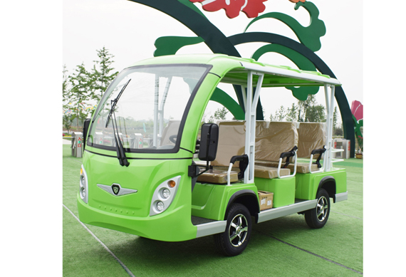 11 person solar electric bus with CE certificate