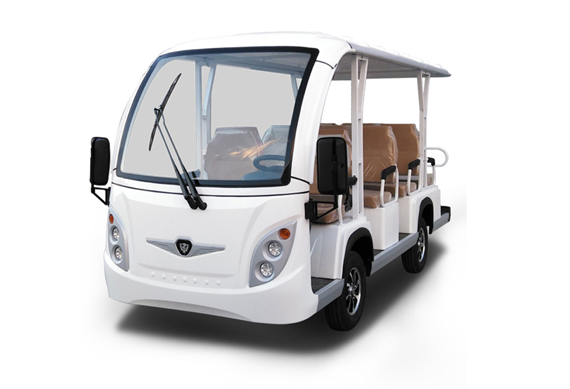 11 person solar electric bus with CE certificate