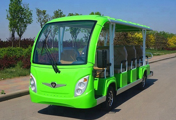 11 Seats off Road Battery Powered Classic Shuttle Enclosed Electric Sightseeing Car with Ce SGS Certificate