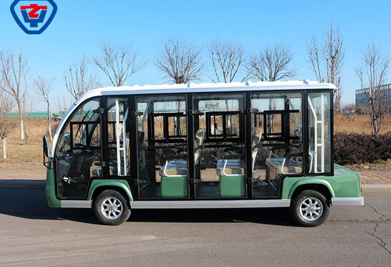 New 48V sightseeing car 14 Seaters 72v Electric Sightseeing bus