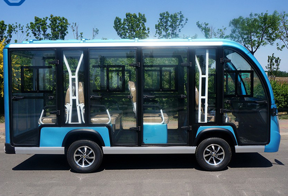 New 48V sightseeing car 14 Seaters 72v Electric Sightseeing bus