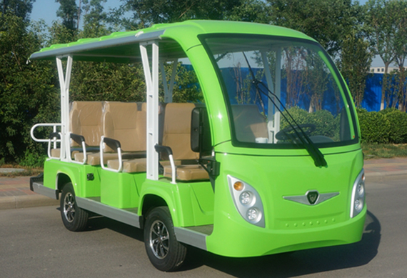 Hot sell electric sightseeing car & bus with with heater and air conditioning