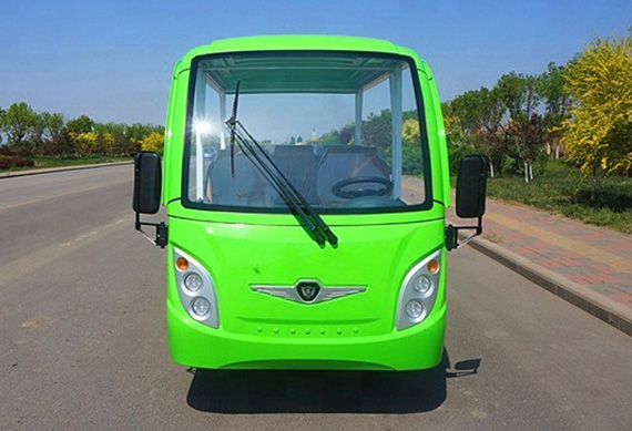 chinese factory supply 11 passengers electric sightseeing bus for scenic using