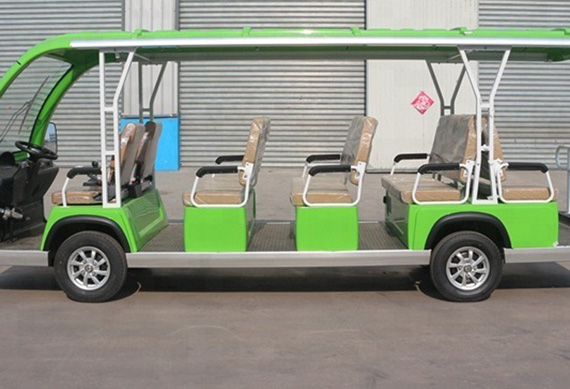 chinese factory supply 11 passengers electric sightseeing bus for scenic using