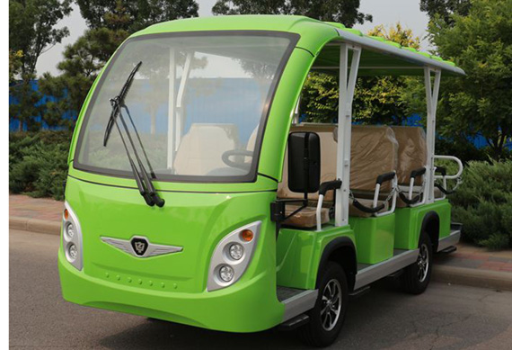 72v, 7.5kw AC system, 11 seater electric Sightseeing car Aluminum material, never rust