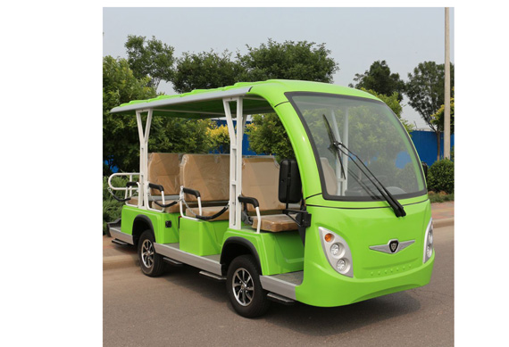 72v, 7.5kw AC system, 11 seater electric Sightseeing car Aluminum material, never rust