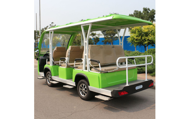 72v, 7.5kw AC system, 11 seater electric Sightseeing car Aluminum material, never rust