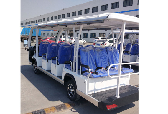 Professional scenery mini electric sightseeing car with bus seat supports customization Aluminum body never rusts