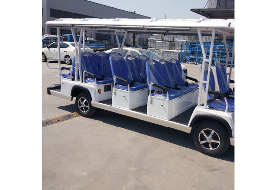 Professional scenery mini electric sightseeing car with bus seat supports customization Aluminum body never rusts