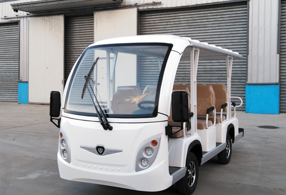 11 seats electric sightseeing car with 48V/5KW AC motor or 72V