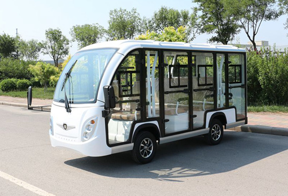 11 Seater Electric Shuttle Car 72V 5KW AC