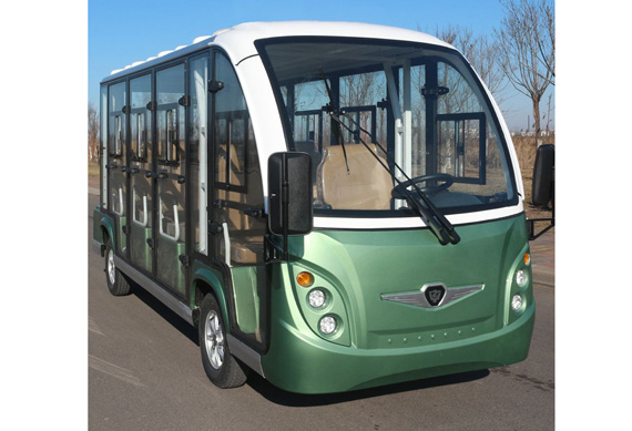 11 Seater Enclosed Electric Shuttle Car for Tourism