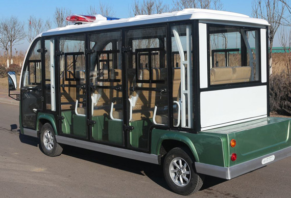 11 Seater Enclosed Electric Shuttle Car for Tourism