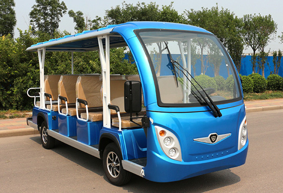 Hot sale Electric Sightseeing Bus for Resort Use