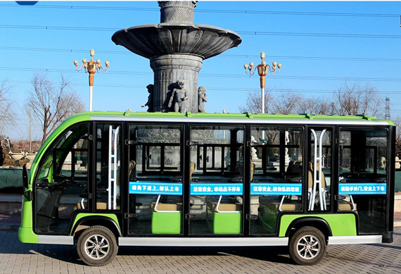 ZYCAR Brand new electric shuttle bus with low price