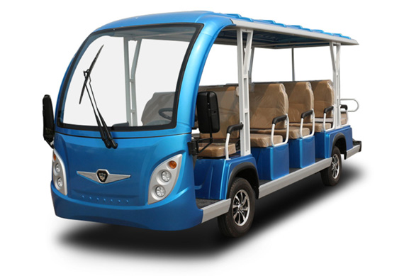 4 wheel Electric sightseeing 14 passengers mini bus with great price