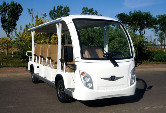 14 passenger sightseeing shuttle bus made in China Aluminum material, never rust