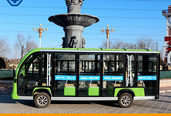 14 passenger electric shuttle car with great price