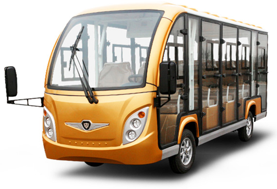 Classic mini electric shuttle bus for resort