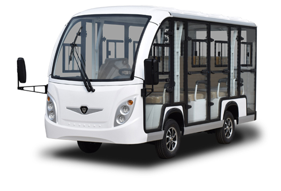 Classic mini electric shuttle bus for resort