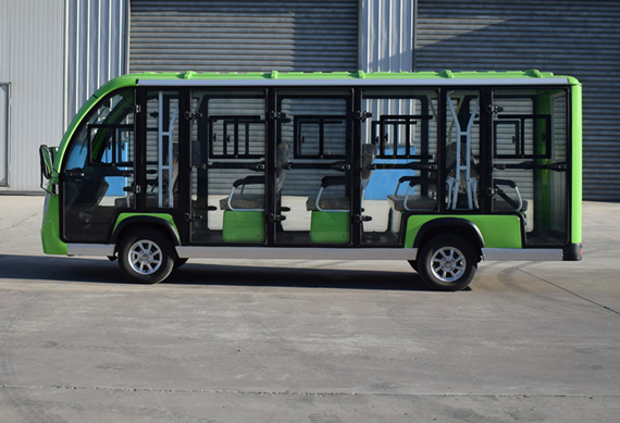 14 Seater Low Speed Electric Sightseeing Bus With Heater And Air Conditioning