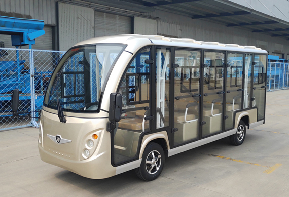 14 Seater Low Speed Electric Sightseeing Bus With Heater And Air Conditioning