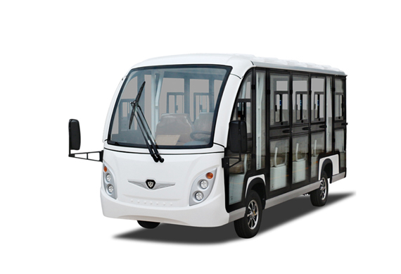 CE approved electric shuttle bus for resort