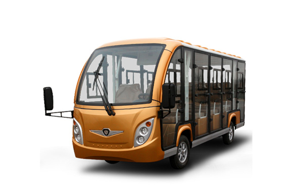 CE approved electric shuttle bus for resort