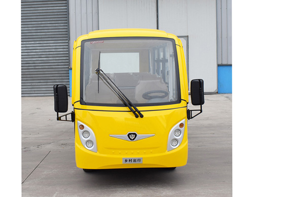 CE approved electric shuttle bus for resort