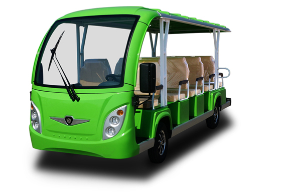 Electric Shuttle bus tourist bus sightseeing car for CE